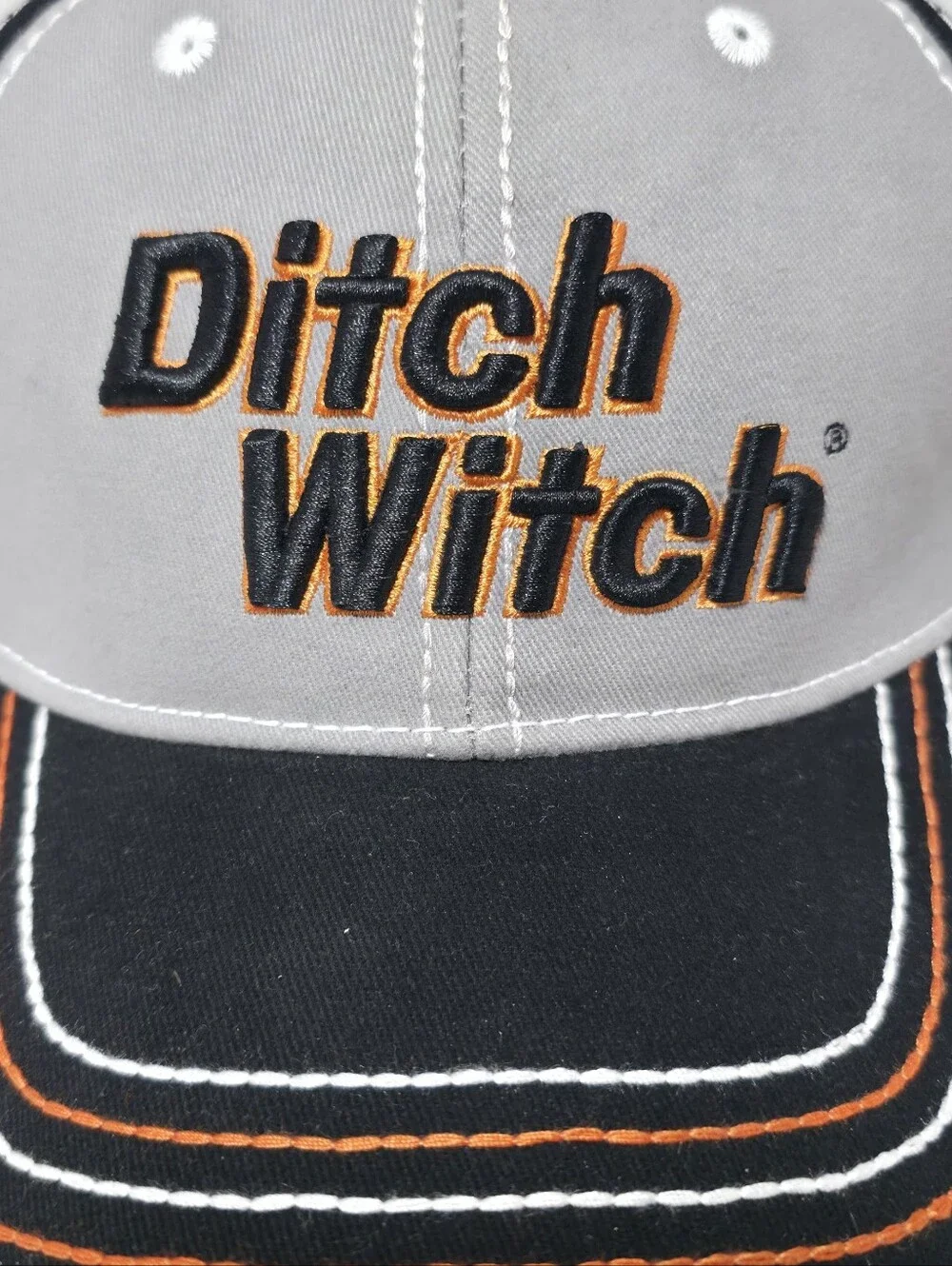 Ditch Witch Gray & Black Logo Cap Strapback